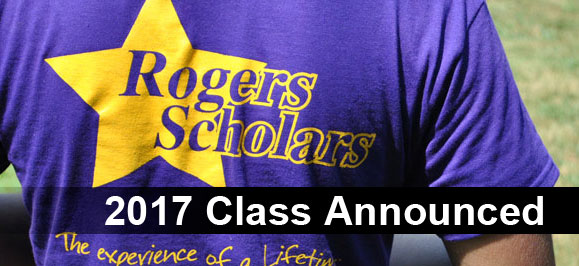2017 Rogers Scholars Announced