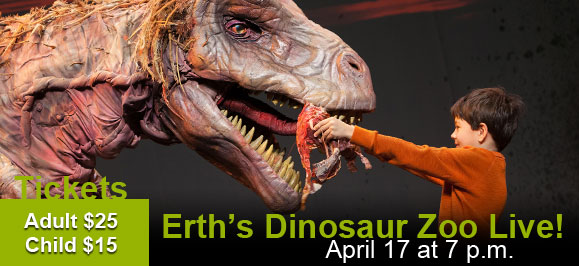 Erth's Dinosaur Zoo on April 17