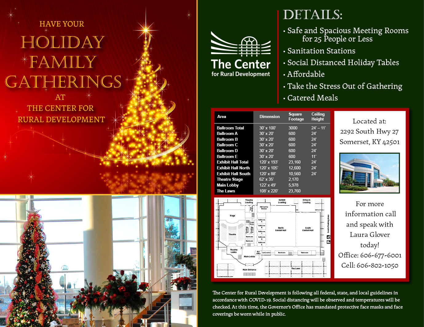 Have Your Holiday Family Gathering at The Center