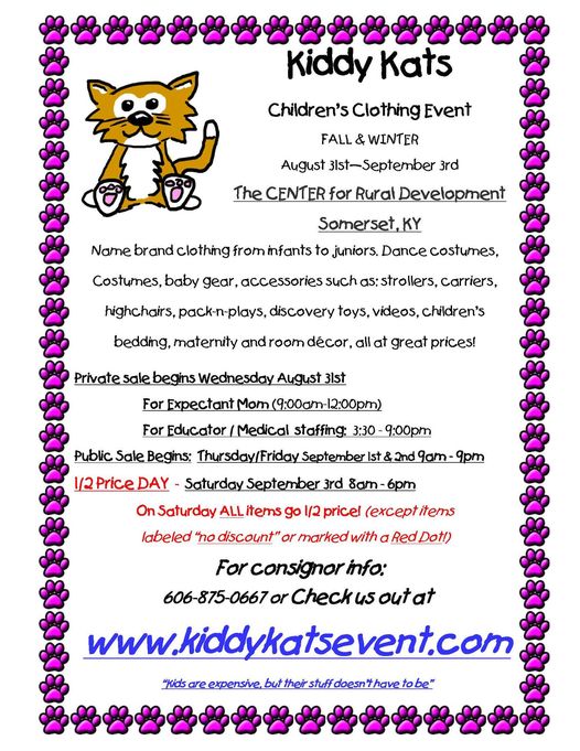 Kiddy Kats Consignment Sale